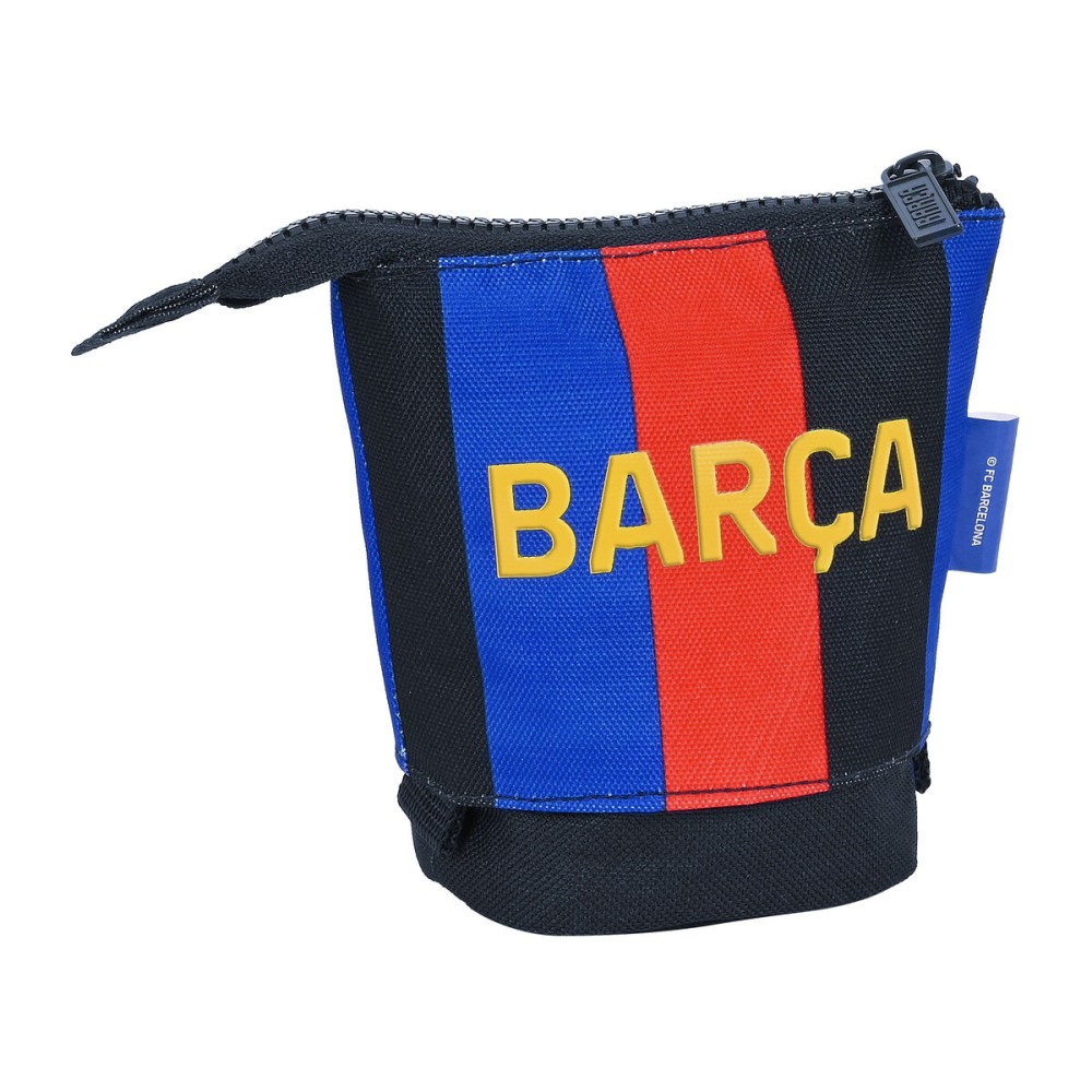 Pencil Holder Case F.C. Barcelona Maroon Navy Blue (8 x 19 x 6 cm)