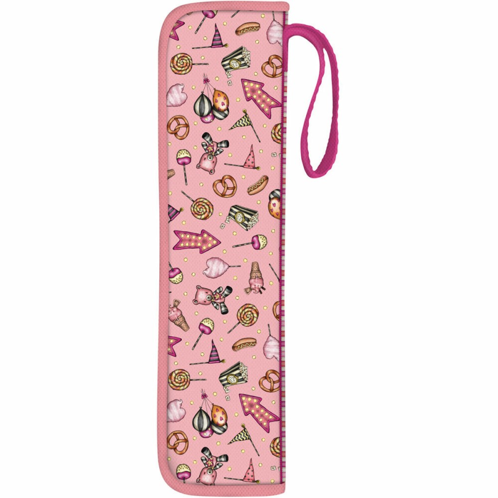 Recorder bag Gorjuss Carousel Salmon 10 x 36 x 2.5 cm