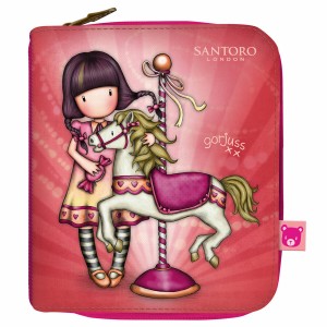 Tasche Gorjuss Carousel Lachsfarben 10 x 12 x 3 cm