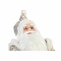 Deko-Figur DKD Home Decor Weihnachtsmann Weihnachten Grau Champagner Holz 42 x 22 x 48 cm