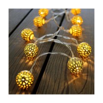 Wreath of LED Lights Decorative Lighting Gold