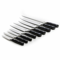 Santoku Knife Quid Professional Inox Chef Black Black Metal (Pack 6x)