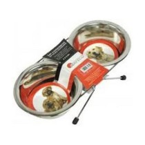 Dog Feeder Nayeco Stainless steel 2 x 750 ml