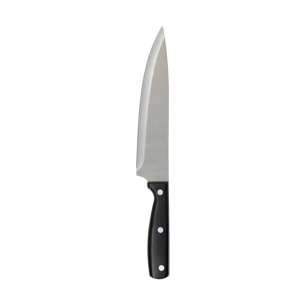 Couteau de cuisine Noir Acier inoxydable ABS 20 cm