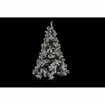 Sapin de Noël DKD Home Decor Blanc Vert Métal Polyéthylène Enneigé 130 x 130 x 218 cm