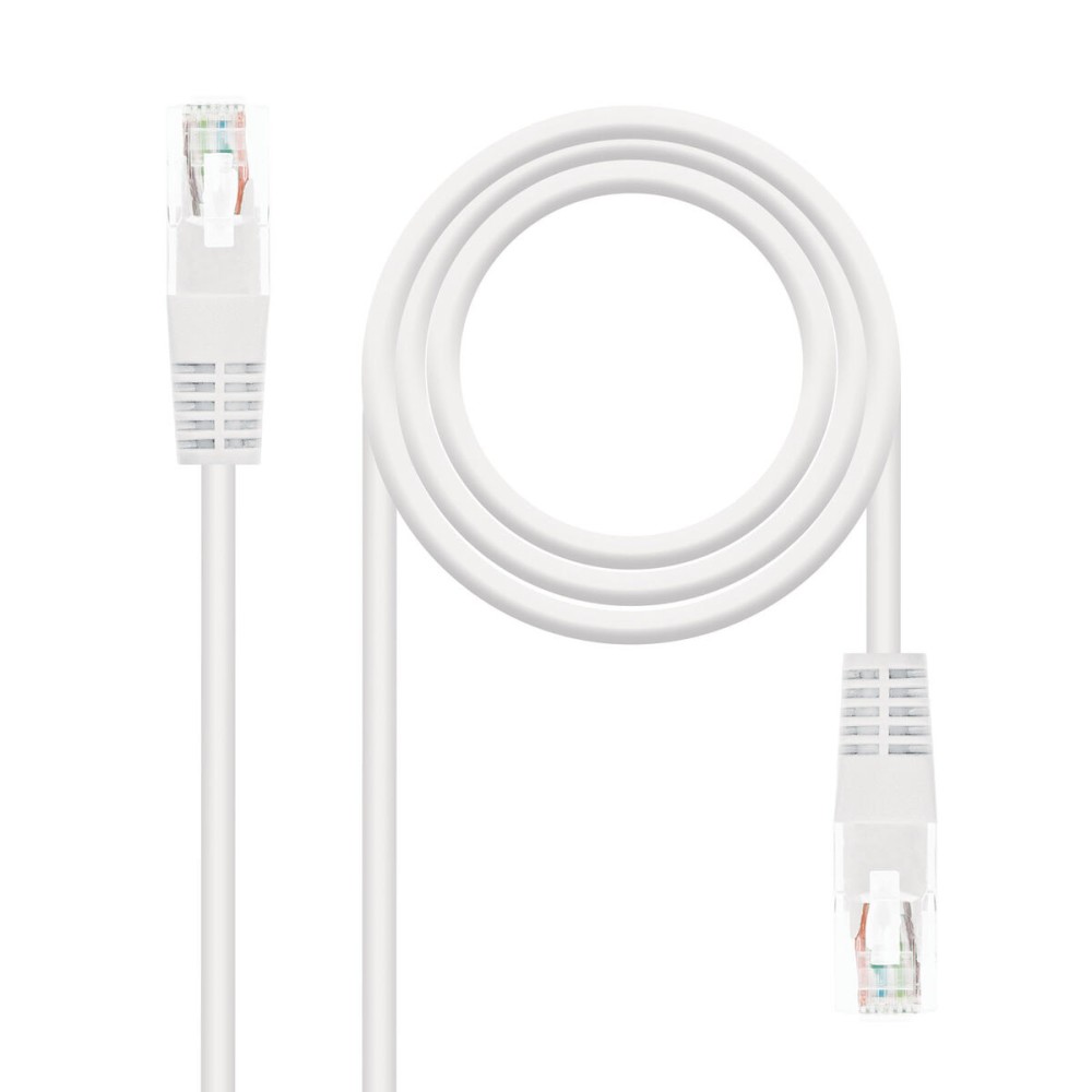 CAT 6 UTP Cable NANOCABLE   White 1 m