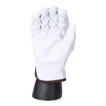 Work Gloves EDM Transporter White Cowhide