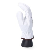 Work Gloves EDM Transporter White Cowhide