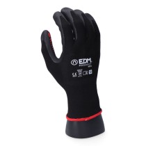 Gants de travail EDM Nitrile Métal Industriels Noir Lycra