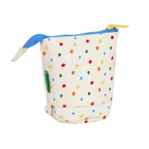 Trousse Gobelet Benetton Topitos Blanc (8 x 19 x 6 cm)