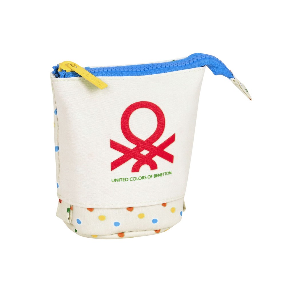 Trousse Gobelet Benetton Topitos Blanc (8 x 19 x 6 cm)