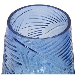 Vase Alexandra House Living Blau Kristall 13 x 18 cm