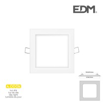 Built-in spotlight EDM 31606 Downlight A G 6 W 320 Lm (4000 K)