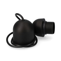 Lamp holder EDM Black 250 V Thermoplastic