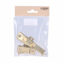 Door latch EDM Reversible 8 cm Polished brass