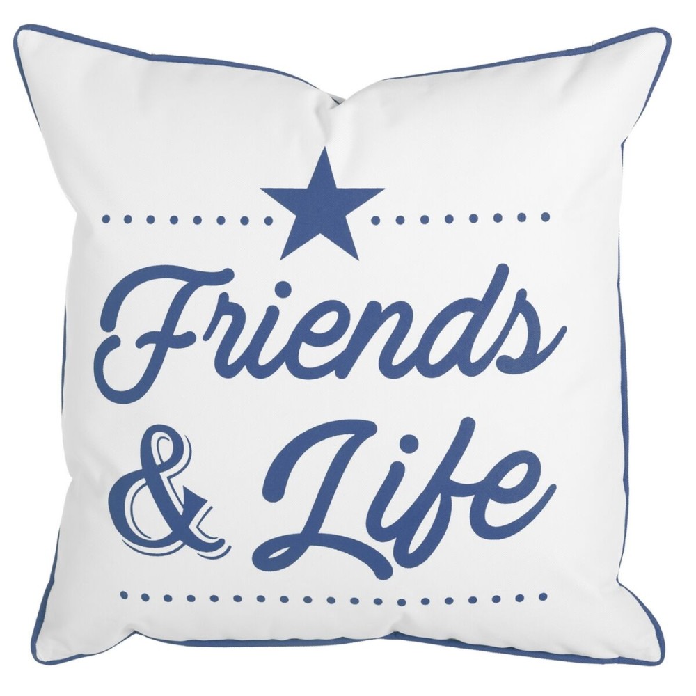 Coussin Positive Bleu de Colbat 45 x 45 x 12 cm