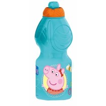 Bouteille Peppa Pig 400 ml Peppa Pig Bleu Polyéthylène LDPE