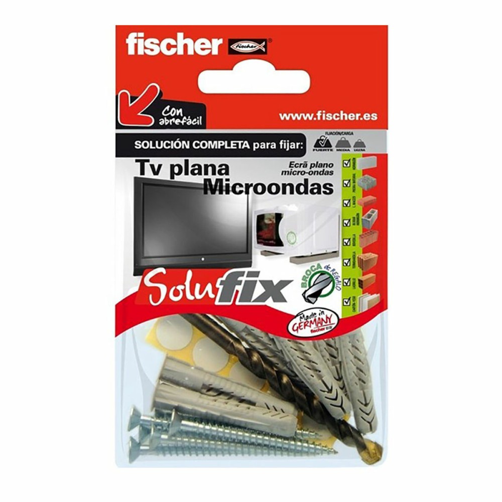 Kit de scellement Fischer Solufix 502690 Télévision Micro-ondes 10 Pièces