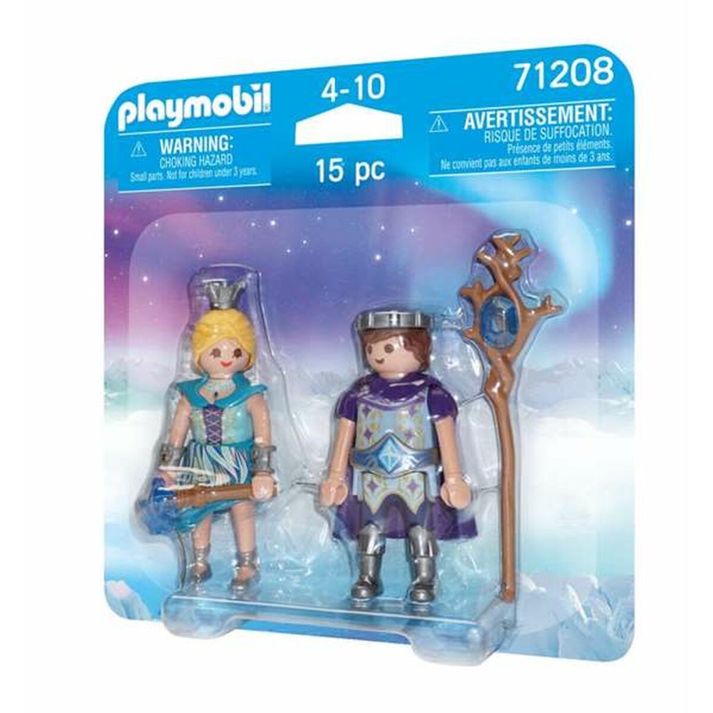 Figurines Articulées Playmobil 71208 Prince Princesse 15 Pièces Duo