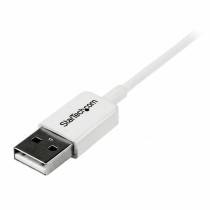 Câble USB vers micro USB Startech USBPAUB1MW Blanc 1 m