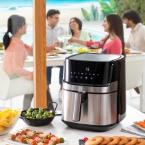 Friteuse à Air InnovaGoods Noir 1700 W 5,5 L Acier inoxydable (Reconditionné A)