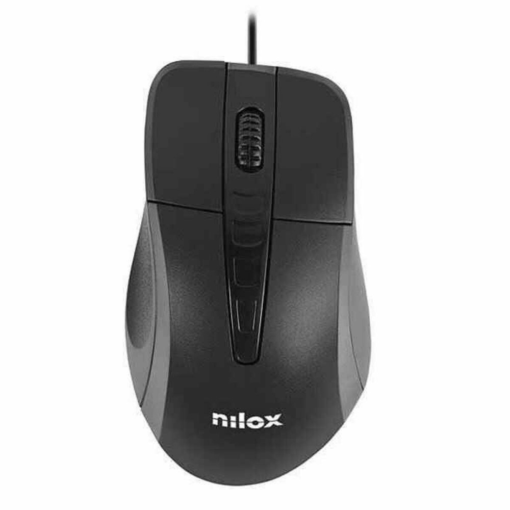 Optische Maus Nilox MOUSB1001 1000 DPI Schwarz