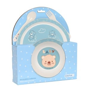 Kindergeschirr-Set Safta Baby bear (4 Stücke)