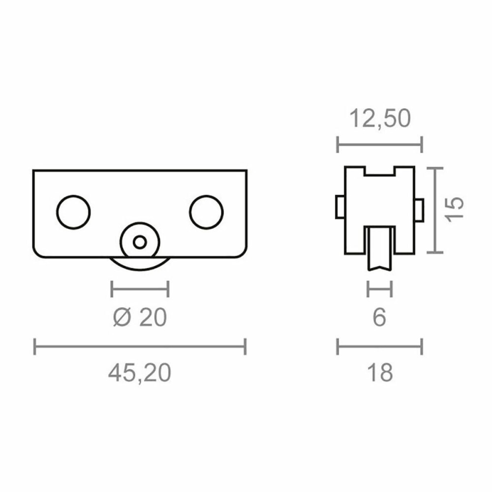 Bearing EDM 85470 CLL/104 rd18 Steel 45,2 x 15 mm (2 Units)