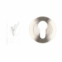 Trou de serrure EDM 85448 Pera 707 Aluminium nickel Ø 50 x 10 mm