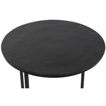 Set of 2 tables DKD Home Decor Black Metal Aluminium 46 x 46 x 58 cm