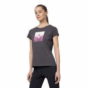 Damen Kurzarm-T-Shirt 4F  Regular Organic