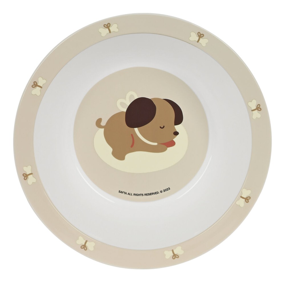 Dinnerware Set Safta Puppy 22.5 x 26 x 5.5 cm (4 Pieces)