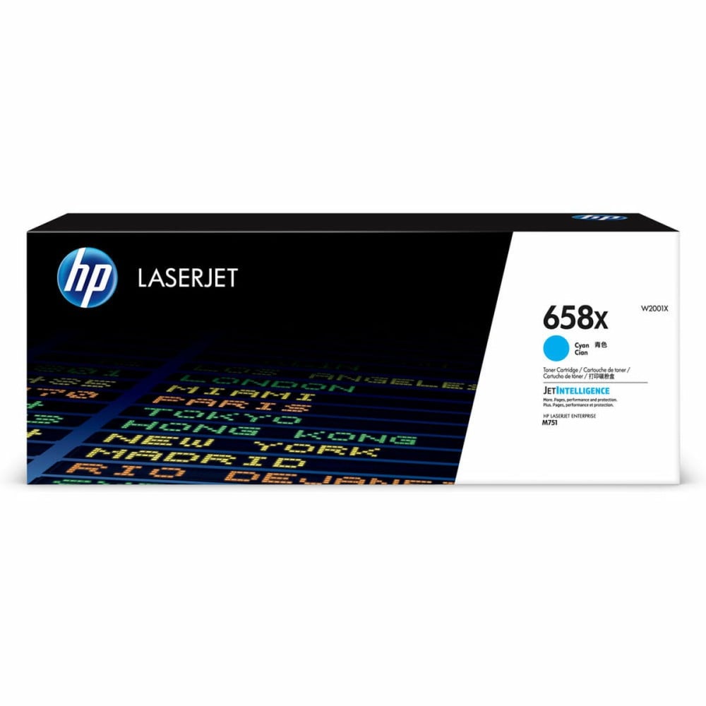 Toner HP LaserJet 658X Cyan