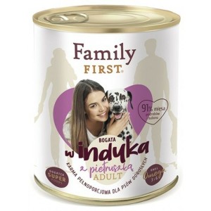 Wet food Family First FF-19035 Turkey 800 g