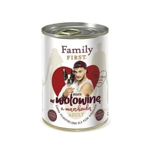 Nassfutter Family First FF-19030 Rindfleisch Mohrrübe 400 g