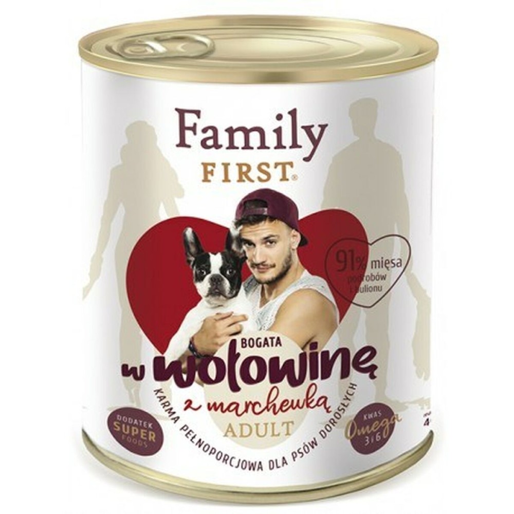 Alimentation humide Family First FF-19031 Veau Carotte 800 g