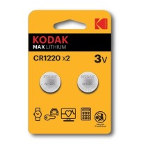 Batteries Kodak CR1220 3 V (2 Units)