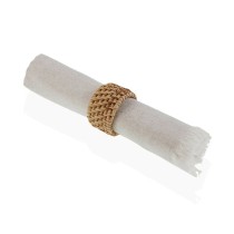 Napkin ring Versa Brown Rattan 5 x 3 x 5 cm