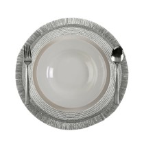 Dessous de plat Versa Argenté 38 x 38 cm