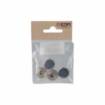 Garnitures pour meubles EDM 85291 Laiton Ø 18 mm à vis (4 Unités)