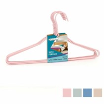 Set of Clothes Hangers Confortime Metal Plastic 8 Pieces (16 Units)