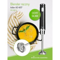 Hand-held Blender Adler AD 4617 Black Multicolour Silver 350 W