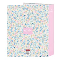 Reliure à anneaux BlackFit8 Blossom Multicouleur A4 27 x 33 x 6 cm