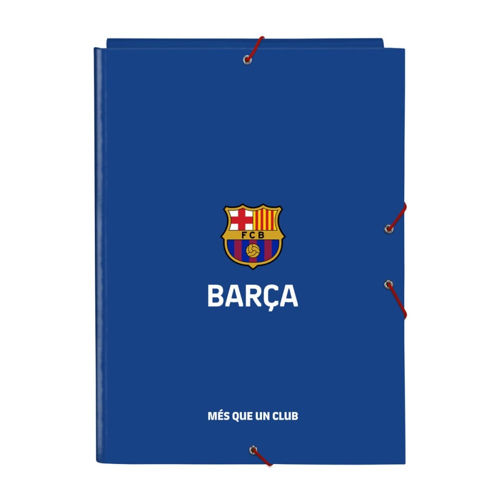 Faltblatt F.C. Barcelona Blau Granatrot A4