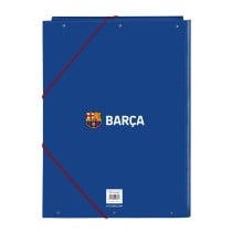 Faltblatt F.C. Barcelona Blau Granatrot A4