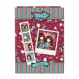 Folder Gorjuss Fireworks Maroon