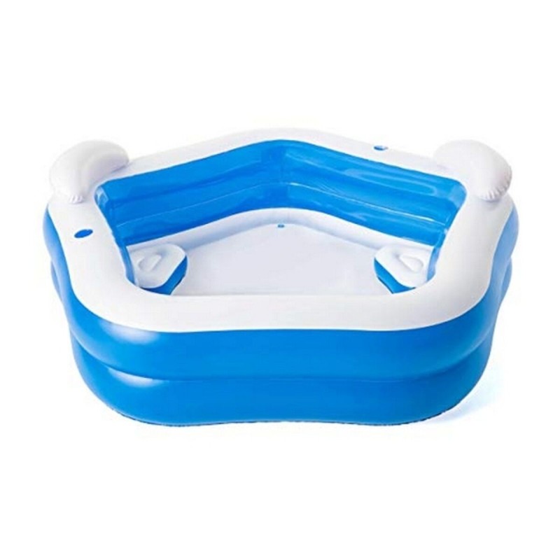 Inflatable Paddling Pool for Children Bestway Multicolour 213 x 206 x 69 cm