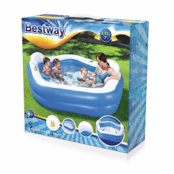 Inflatable Paddling Pool for Children Bestway Multicolour 213 x 206 x 69 cm