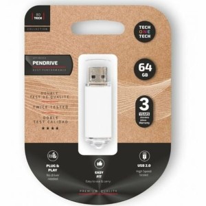 USB Pendrive Tech One Tech TEC3007-64 Weiß 64 GB