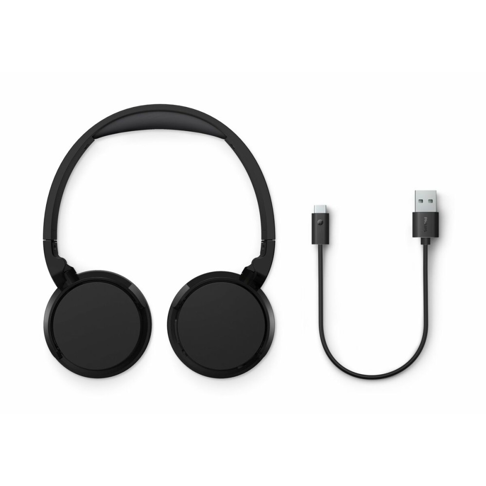 Casques Bluetooth avec Microphone Philips TAH3209BK Noir